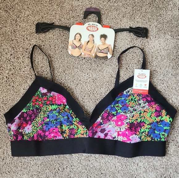 Floral Semi Sheer Bralette - Picture 14 of 16